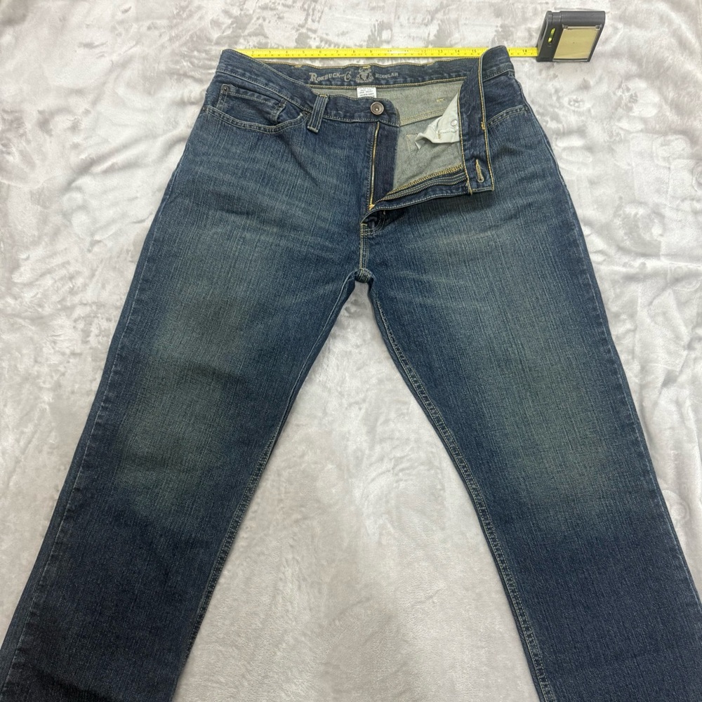 Roebuck & Co Men's Regular Denim Jeans 36x30 Five-pocket Design W/stra Leg Cut